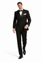 Black Double Breasted Suits Tuxedo Jacket + Pants Chore Jackets