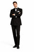Black Double Breasted Suits Tuxedo Jacket + Pants Chore Jackets