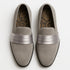 Uptown Hustle in Silver Sleek Velvet Loafers