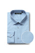 "Verno Men's Classic Fit Sky Blue Dress Shirt w/Spread Collar" - USA Men's Outlet