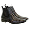 Vestigium Caiman Belly Chelsea Boots Black Cherry - Black Cherry