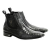 Vestigium Caiman Belly Chelsea Boots Black