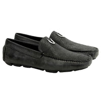 Vestigium Cat Shark Driving Loafers Black - Black Cat Shark men's driving loafer