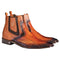 Vestigium Ostrich Leg Chelsea Boots Faded Cognac - Faded Cognac