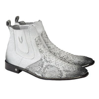 Vestigium Python Chelsea Boots Faded Natural