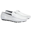 Vestigium Shark Driving Loafers White - White Shark men's driving loafer