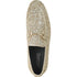 Bravo Mens Modern Glitter Sequin Prom Tuxedo Buckle Loafer in Gold - Men's Dress Shoes