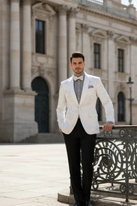 Fusion White Tuxedo Jacket