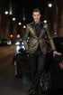 Giza Glamour Gold Tuxedo Jacket