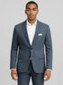 Mens Heritage Blue Herringbone Jacket – Timeless Tweed Sport Coat