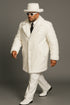 White Pimp Faux Fur Coat - White Pimp Coat