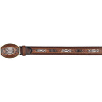 Wild West Boots Belts 32 Men's Wild West Python Laser Design Casual Belt 2C24U5788