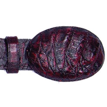 Men's Wild West Caiman Belly Laser Design Casual Belt 2C24U8238 main image 0