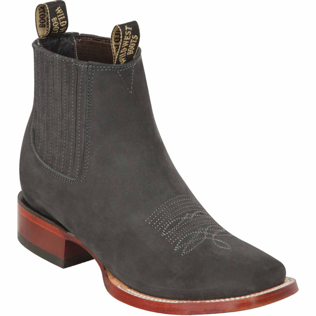 Men's Wild West Genuine Leather Ranch Toe Boot 2824L6305