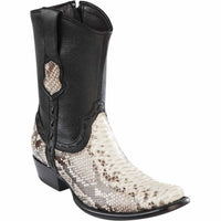 Wild West Boots Boots 6 Men's Wild West Python Skin Dubai Toe Short Boot 279B5749