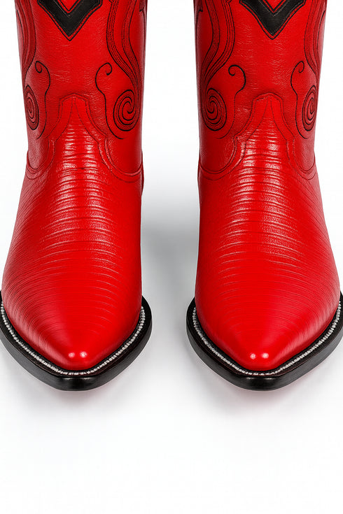 Men's Wild West Teju Lizard Skin 3X Toe Boots 29507