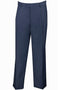 Mens Classic Fit Single Pleat Dress Slacks in Navy