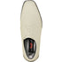 Bravo Mens Classic Plain Square Toe Shiny Patent Tuxedo Dress Shoe in Ivory
