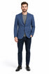 Zacchi Terri 73911 Mens Cobalt Blue Blazer – Slim Fit Stylish Formal & Party Wear Jacket