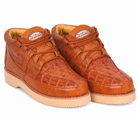 Zapato Piel de Cocodrilo Caiman y Avestruz LAB-ZA050203