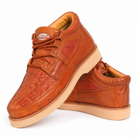 Zapato Piel de Cocodrilo Caiman y Avestruz LAB-ZA050203