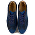 Zelli Costa Suede and Crocodile Brogue Sneakers in Navy