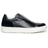 Zelli Spettacolare Calfskin & Suede Slip-On Sneakers in Black