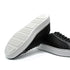 Zelli Vento Woven Calfskin & Crocodile Embossed Sneakers in Black