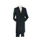 Men's Black Fully Lined Wool Blend Top Coat
