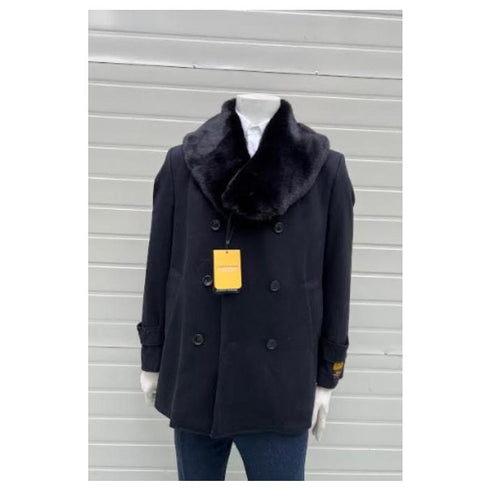 Mens Petticoat - Wool Petty Coat - Black Petticoat Jacket