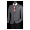 Charcoal Plaid Blazer - Mens Charcoal Windowpane Sportcoat