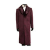 Mens-Burgundy-Topcoat