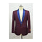 Mens Blazer burgundy Navy dinner Jacket