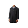 Back Vent Dress Coat Three Button 'Ram' Charcoal Cashmere Blend - Cashmere Topcoat - Mens Cashmere Overcoat - Cashmere Coat