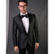 Mens Mettalic Pattern Black Dinner Jacket - Mens Evening jackets - Tuxedo Dinner Jacket