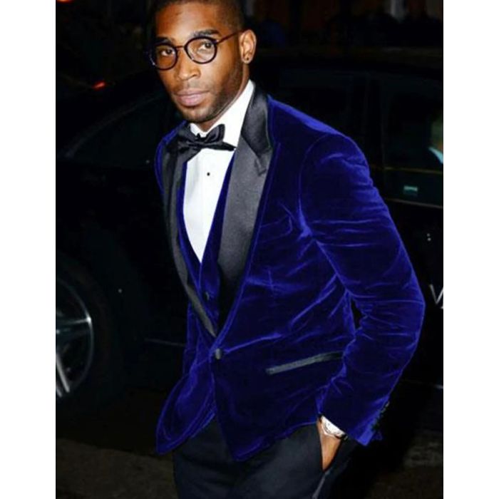 Mens Navy Velvet Dinner Jacket Mens Evening jackets Tuxedo Dinner