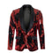 Mens Red and Black Dinner Jacket - Mens Evening jackets - Tuxedo Dinner Jacket