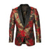 Mens Red and Gold Dinner Jacket - Mens Evening jackets - Tuxedo Dinner Jacket