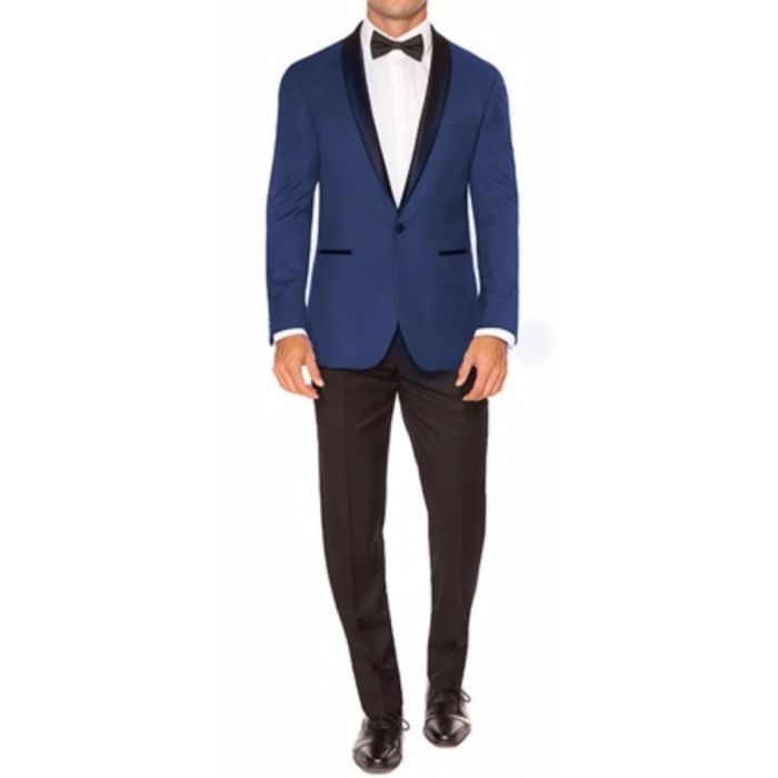 Mens Slim Fit Royal Blue Dinner Jacket Mens Evening jackets Tuxedo