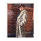 Men's Dress Coat Long Length Faux Fur Coat Full Length Overcoat