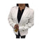 Mens White One button Closure designer blazer