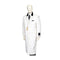 Mens White ChesterField Full Length Overcoat