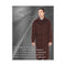 Mens Brown Closure Coat Overcoat