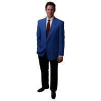 Mens Single Breasted Two Button Solid Royal Blazers Sale