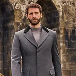 Men's Chesterfield Overcoat Velvet Collar