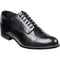 Men's Black Stacy Adams Madison Cap Toe Lace-Up Leather Dress Shoes