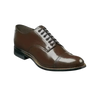 Men's Brown Stacy Adams Madison Cap Toe Lace-Up Leather Dress Shoes