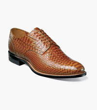 Stacy Adams MADISON Anaconda Plain Toe Oxford Tan by Stacy Adams Shoes