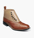 Stacy Adams MADISON Spectator Spat Cap Toe Demi Boot Tan Multi by Stacy Adams Shoes