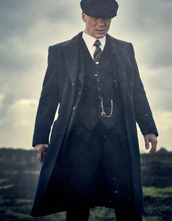 Mens Costume Thomas Shelby Pinstripe Outfit